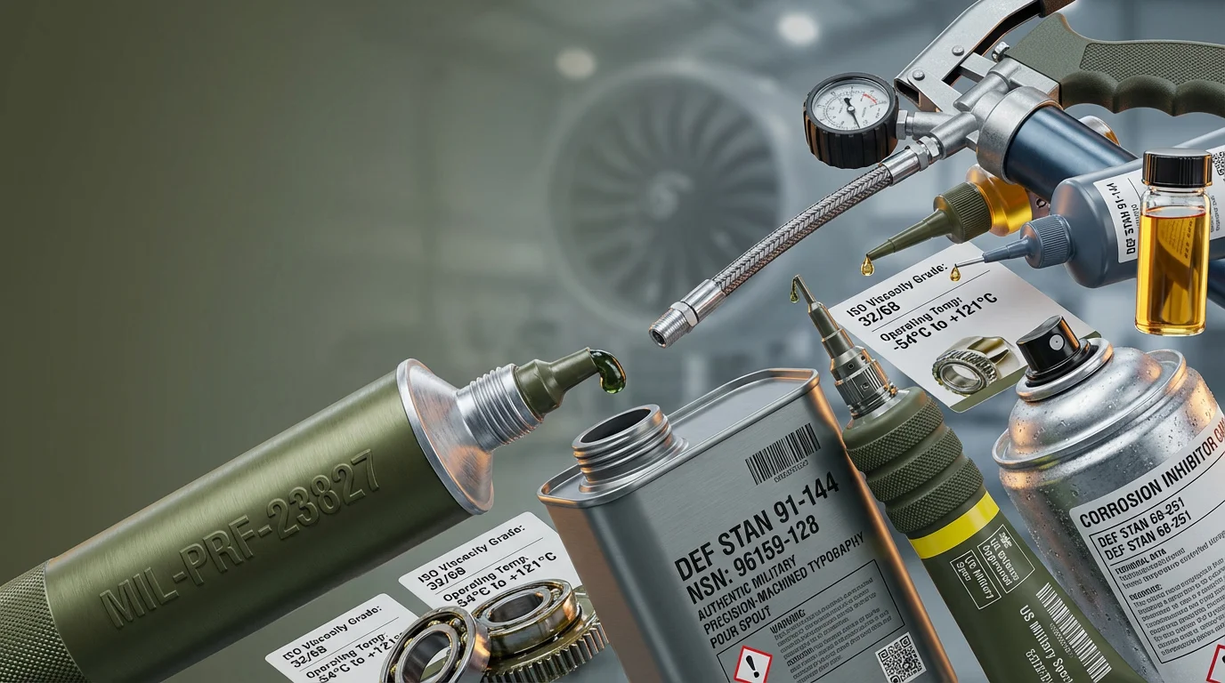 UK Defence & US Military Spec Lubricants and Greases